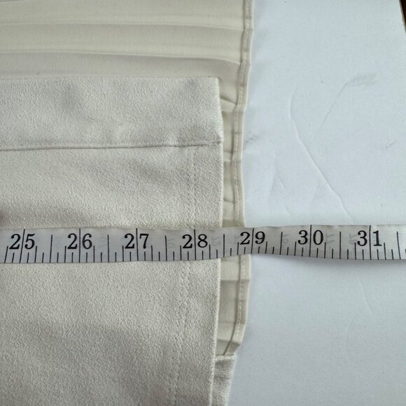 Chico's Open Front Ivory Velour Mixed Media Jacket Top Chico's Size 2 (US L/12) - Picture 9 of 9